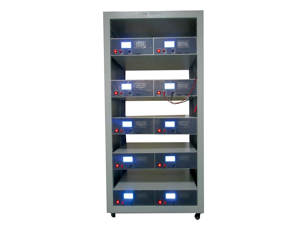 Lithium battery charging and discharging cabinet